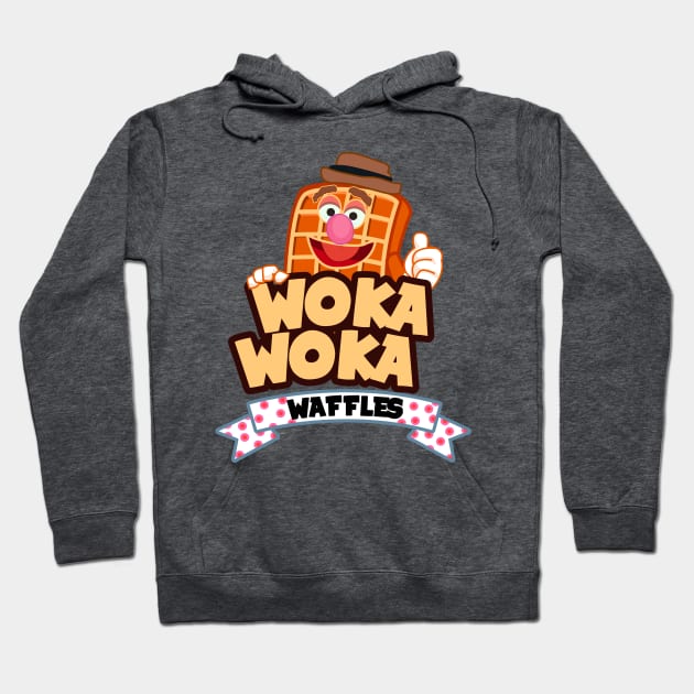 Woka Woka Waffles Hoodie by DeepDiveThreads